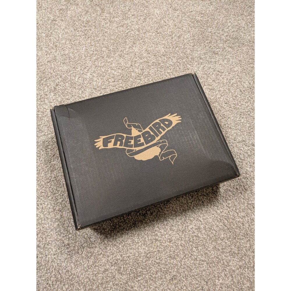 EMPTY REPLACEMENT SHOE / HEEL BOX & DUST BAG ONLY - Freebird Randi Black Leather